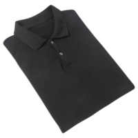zwarte polo t-shirt mockup png