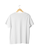 maquete de camiseta branca pendurada, arquivo png