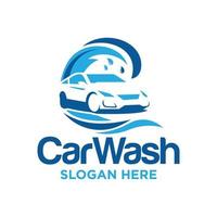 Car Wash Logo Design Vector Template
