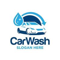 Car Wash Logo Design Vector Template