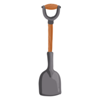 akvarell spade, handmålad gård clipart png