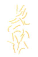 Falling potato chips cutout, Png file