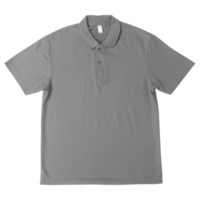 graues polo-t-shirt-modell png