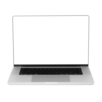 Laptop computer mockup, Png transparent