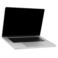 Laptop computer mockup, Png transparent