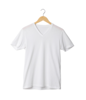 maqueta de camiseta blanca colgando, archivo png