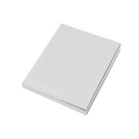 White book mockup, cutout png