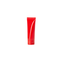 Red gel tube mockup, Png file