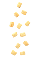 Falling cereal cutout, Png file