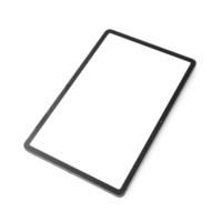 Tablet computer mockup, cutout png