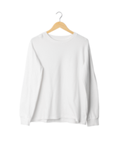 mockup maglione bianco appeso, file png