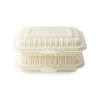 Biodegradable eco takeaway box cutout, Png file