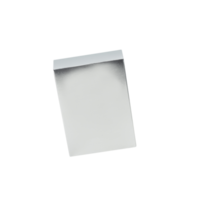 maqueta de caja rectangular plateada, archivo png