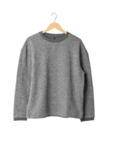 maqueta de suéter gris colgando, archivo png