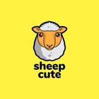 colored cute little sheep logo design vector graphic symbol icon illustration creative idea