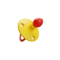 rattle toys illustration 3d png