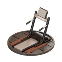 gym equipment illustration 3d png