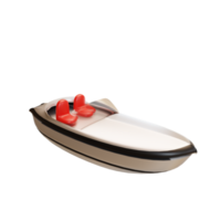 barcos juguetes ilustración 3d