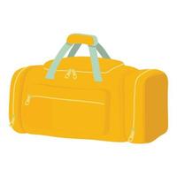 Tennis bag icon, cartoon style vector