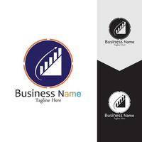 Business Marketing and finance vector logo concept template design