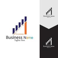 Business Marketing and finance vector logo concept template design