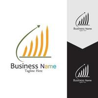 Business Marketing and finance vector logo concept template design