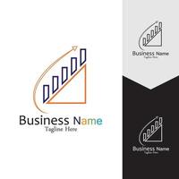 Business Marketing and finance vector logo concept template design