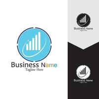 Business Marketing and finance vector logo concept template design