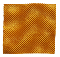 campione di tessuto arancione png trasparente