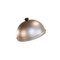 icono de cocina, cubierta de comida diseño 3d png