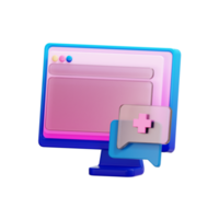 Medical Service Icon, 3d Illustration png