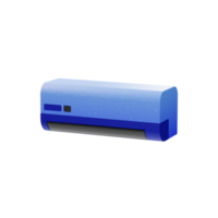 Air conditioner Device Electronic icon 3d illustration png