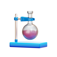 Chemical bottle, Medical Icon, 3d Illustration png