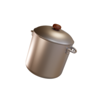 cuisine icône pot conception 3d png