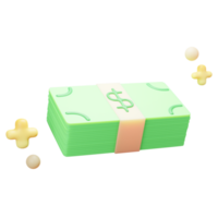 3D Business and Finance Icon, Money, Used For Web, App, Etc png