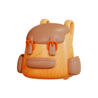 student bag school, and education, icon 3d Illustration png