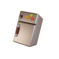 cocina icono refrigerador diseño 3d