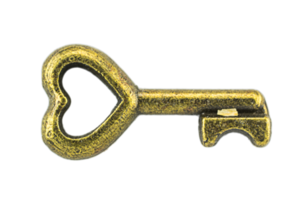 vintage nyckel antik gyllene nyckel på vit bakgrund png