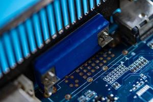 Circuit board computer background, electronic hardware texture photo