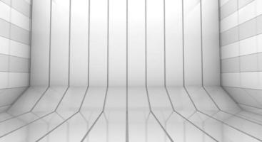White backdrop and light empty background, 3d rendering photo