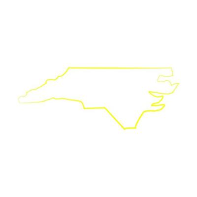 North Carolina map illustrated