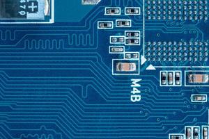 Circuit board computer background, electronic hardware texture photo