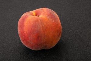 Fresh ripe sweet peach fruit photo