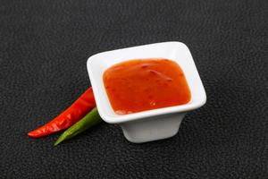 Sweet and spicy chilli sauce photo