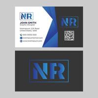 Abstract Business Card vector