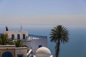 Old arabic town in Tunisia - Sidi Bu Said photo