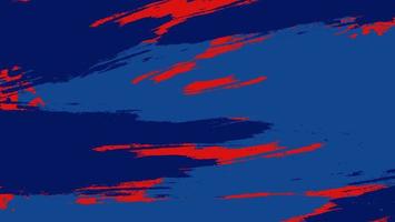 Abstract Red Dark Blue Grunge Paint Texture Background vector