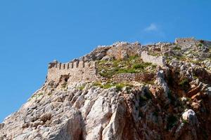 vista del castillo de alanya foto