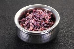 Cole slaw salad with cabbage photo