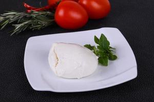 bola de queso mozzarella italiano foto